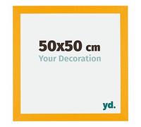 Your Decoration - Cadre 50x50 cm - Jaune - Cadres Photo en MDF Avec Verre acrylique - Anti-Reflet - Cadre 50x50 - Mura