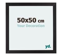 Your Decoration - Cadre 50x50 cm - Noir Grain de Bois - Cadres Photo en MDF Avec Verre acrylique - Anti-Reflet - Cadre 50x50 - Mura