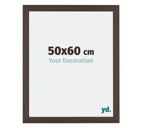 Your Decoration - Cadre 50x60 cm - Chêne Foncé - Cadres Photo en MDF Avec Verre acrylique - Anti-Reflet - Cadre 50x60 - Mura