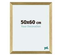 Your Decoration - 50x60 cm - Cadres Photo en MDF Avec Verre Plexiglas - Anti-Reflet - Excellente Qualité - Or Brillant - Cadre Decoration Murale - Mura, Or Brillant G