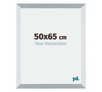 Your Decoration - Cadre 50x65 cm - Aluminium Brossé - Cadres Photo en MDF Avec Verre acrylique - Anti-Reflet - Cadre 50x65 - Mura