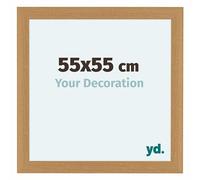 Your Decoration - Cadre 55x55 cm - Hêtre - Cadres Photo en MDF Avec Verre acrylique - Anti-Reflet - Cadre Hêtre - Como