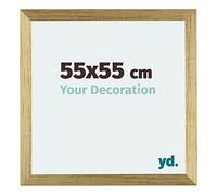 Your Decoration - Cadre 55x55 cm - Or Brillant - Cadres Photo en MDF Avec Verre acrylique - Anti-Reflet - Cadre 55x55 - Mura