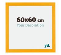 Your Decoration - 60x60 cm - Cadres Photo en MDF Avec Verre Plexiglas - Anti-Reflet - Excellente Qualité - Jaune - Cadre Decoration Murale - Mura, Jaune