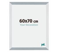 Your Decoration - Cadre 60x70 cm - Aluminium Brossé - Cadres Photo en MDF Avec Verre acrylique - Anti-Reflet - Cadre 60x70 - Mura