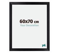 Your Decoration - 60x70 cm - Cadres Photo en MDF Avec Verre Plexiglas - Anti-Reflet - Excellente Qualité - Noir Mat - Cadre Decoration Murale - Mura, Noir Mat