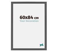 Your Decoration - 60x84 cm - Cadres Photo en MDF Avec Verre Plexiglas - Anti-Reflet - Excellente Qualité - Anthracite - Cadre Decoration Murale - Mura, Anthracite
