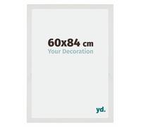 Your Decoration - 60x84 cm - Cadres Photo en MDF Avec Verre Plexiglas - Anti-Reflet - Excellente Qualité - Blanc Mat - Cadre Decoration Murale - Mura, Blanc Mat