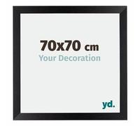 Your Decoration - Cadre 70x70 cm - Noir Mat - Cadres Photo en MDF Avec Verre acrylique - Anti-Reflet - Cadre 70x70 - Mura