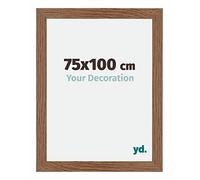 Your Decoration - 75x100 cm - Cadres Photo en MDF Avec Verre Plexiglas - Anti-Reflet - Excellente Qualité - Chêne Rustique - Cadre Decoration Murale - Mura, Chêne Rustique