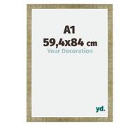 Your Decoration - Cadre A1 59.4x84 cm - Or Antique - Cadres Photo en MDF Avec Verre acrylique - Anti-Reflet - Cadre A1 59.4x84 - Mura