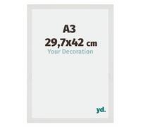 Your Decoration - Cadre A3 29.7x42 cm - Blanc Mat - Cadres Photo en MDF Avec Verre acrylique - Anti-Reflet - Cadre A3 29.7x42 - Mura