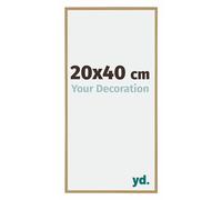 Your Decoration - Cadre photo 20x40 cm - Hêtre Clair - Cadre Photo en Plastique Avec Verre acrylique - Anti-Reflet - Cadre 20x40 - Evry