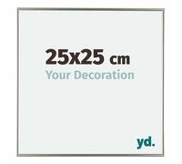 Your Decoration - 25x25 cm - Cadres Photos en Plastique Avec Verre Plexiglas - Anti-Reflet - Excellente Qualité - Champagne - Cadre Decoration Murale - Evry, Champagne