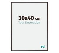 Your Decoration - Cadre photo 30x40 cm - Anthracite - Cadre Photo en Plastique Avec Verre acrylique - Anti-Reflet - Cadre 30x40 - Evry