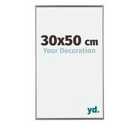 Your Decoration - 30x50 cm - Cadres Photos en Plastique Avec Verre Plexiglas - Anti-Reflet - Excellente Qualité - Champagne - Cadre Decoration Murale - Evry, Champagne G