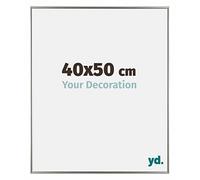 Your Decoration - 40x50 cm - Cadres Photos en Plastique Avec Verre Plexiglas - Anti-Reflet - Excellente Qualité - Champagne - Cadre Decoration Murale - Evry, Champagne