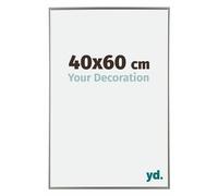 Your Decoration - Cadre photo 40x60 cm - Champagne - Cadre Photo en Plastique Avec Verre acrylique - Anti-Reflet - Cadre 40x60 - Evry