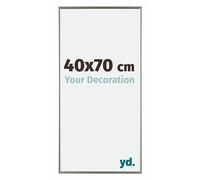 Your Decoration - 40x70 cm - Cadres Photos en Plastique Avec Verre Plexiglas - Anti-Reflet - Excellente Qualité - Champagne - Cadre Decoration Murale - Evry, Champagne