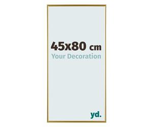 Your Decoration - Cadre photo 45x80 cm - Or- Cadre Photo en Plastique Avec Verre acrylique - Anti-Reflet - Cadre 45x80 - Evry