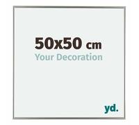 Your Decoration - Cadre photo 50x50 cm - Champagne - Cadre Photo en Plastique Avec Verre acrylique - Anti-Reflet - Cadre 50x50 - Evry