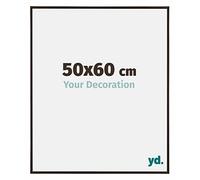 Your Decoration - Cadre photo 50x60 cm - Anthracite - Cadre Photo en Plastique Avec Verre acrylique - Anti-Reflet - Cadre 50x60 - Evry