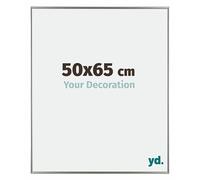 Your Decoration - Cadre photo 50x65 cm - Champagne - Cadre Photo en Plastique Avec Verre acrylique - Anti-Reflet - Cadre 50x65 - Evry