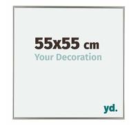 Your Decoration - Cadre photo 55x55 cm - Champagne - Cadre Photo en Plastique Avec Verre acrylique - Anti-Reflet - Cadre 55x55 - Evry