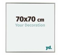 Your Decoration - Cadre photo 70x70 cm - Champagne - Cadre Photo en Plastique Avec Verre acrylique - Anti-Reflet - Cadre 70x70 - Evry