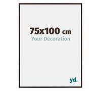 Your Decoration - Cadre photo 75x100 cm - Anthracite - Cadre Photo en Plastique Avec Verre acrylique - Anti-Reflet - Cadre 75x100 - Evry