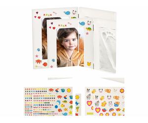 Your Design 2 cadres photo 3 en 1 spécial bébé avec photo et moulages - Petit