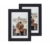 Your Design 2 cadres photo A6 en acrylate - coloris noir