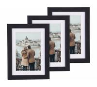 Your Design 3 cadres photo 20 x 15 cm en acrylate - coloris noir