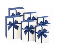 Your Design 6 paquets-cadeaux avec boucle bleue