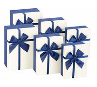 Your Design 6 paquets-cadeaux avec boucle bleue