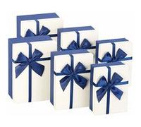 Your Design 6 paquets-cadeaux avec boucle bleue