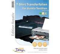 Your Design Papier transfert jet d'encre textiles sombres - 4 feuilles