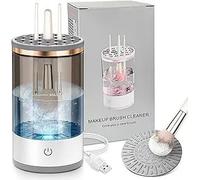 Your E-store Machine de nettoyage électrique pour pinceaux de maquillage - Nettoyeur et séchoir automatique pour pinceaux de maquillage pour un nettoyage rapide en profondeur - portable, facile à