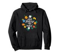 Your Feelings are Valid Stay Strong Motivational Message Sweat à Capuche