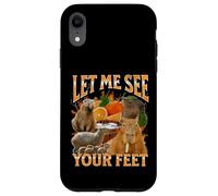 Your Feet Funny Offensive Capybara Meme Bootleg Coque pour iPhone XR