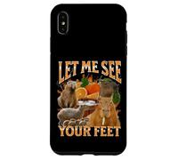 Your Feet Funny Offensive Capybara Meme Bootleg Coque pour iPhone XS Max