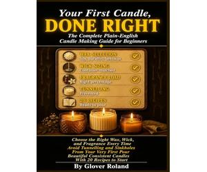 Your First Candle, Done Right: The Complete Plain-English Candle Making Guide for Beginners. How to Choose the Right Wax, Wick, and Fragrance Load for Every Container, Avoid Tunnelling.