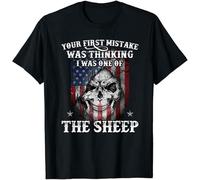 Your First Mistake Was Thinking Was One of The Sheep Gift T-Shirt Manches Courtes(XX-Large)
