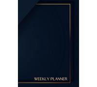Your flexible undated weekly planner - 5.83 x 8.27 inches with an elegant design, 120 pages for weekly overviews, to-do lists, notes, and extras like birthdays, events, and travel planning.