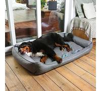 your GEAR Belluno • Lit pour chien 90 x 140 cm - Extra confort pour grands chiens, lavable, hygiénique, coussin pour chien et lit pour chat, panier moderne pour chien