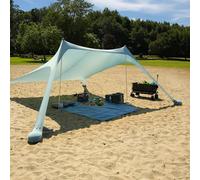 your GEAR Cameo Beach Shelter Tente de plage XXL 3 x 3 m Protection solaire UV 50+