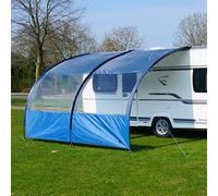 your GEAR Riviera Auvent pour caravane et camping-car en 4 tailles avec 2 m, 2,5 m, 3 m, 3,5 m de large et 260 cm de profondeur. Auvent avec protection UV 50+, fenêtre panoramique, colonne d'eau de