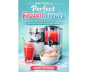 Your Guide to Perfect Frozen Treats: Everything You Need to Know to Use, Care for, and Enjoy Your Ice Cream & Slushie Machine. Also comes with free recipes