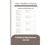 Your Health in Focus: A Medical Appointment Journal,Physician Appointment Tracker | Monitor Doctor's Visits & Reasons | Gift For Kids, Parents and ... Tracker,Keeping Track: Your Doctor Visit