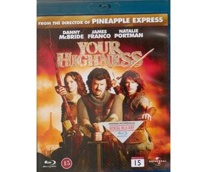 Your Highness Rental Copy - Blu-Ray - Swedish Import [ABC - Region B/2], New Sealed DVD